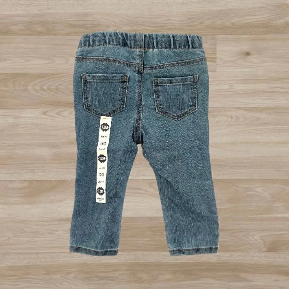 OshKosh Long Sleeve Tees and NWT Jeggings Bundle 12 months